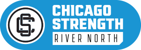 Chicago-Strength-Blue-logo River North gym Chicago IL. - Chicago Strength